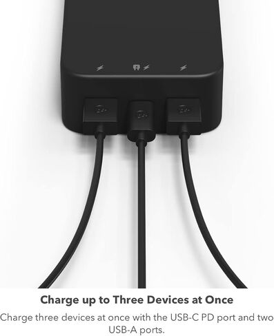 mophie Powerstation XL Power Bank 2023-20,000 mAh Large Internal Battery, (2) USB-A Ports and (1) 20W USB-C PD Fast Charging Input/Output Port, Travel-Friendly in Kuwait