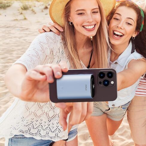 شاحن محمول مغناطيسي iWALK، بنك طاقة لاسلكي صغير بقدرة 9000 مللي أمبير في الساعة مع حزمة بطارية شحن سريع USB-C بقدرة 18 وات متوافقة مع iPhone 15/14/14 Pro Max/ 13/13 Pro/13 Pro Max /12/12 Pro Max، أبيض in Kuwait