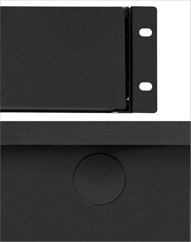 QWORK 2U Drawer Server Cabinet Case, Rack Mount Drawer, Lockable Deep Drawer with Key, for 19" Server Cabinet Case Or DJ, Black in Saudi Arabia