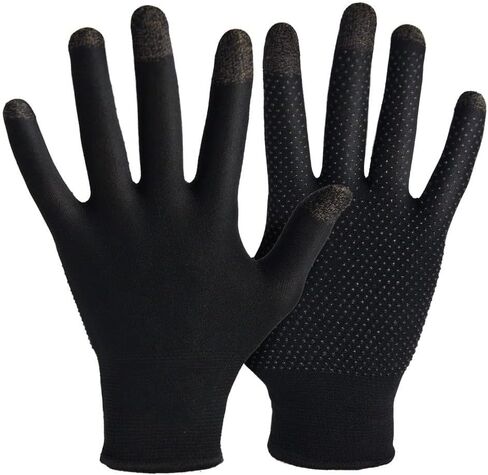Rakizbe Touchscreen Gloves for Sweaty Hands, High-Sensitive Anti-Sweat Breathable Seamless Gaming Gloves for Tablet iPad/Mobile Phone PUBG Game Controller in Kuwait