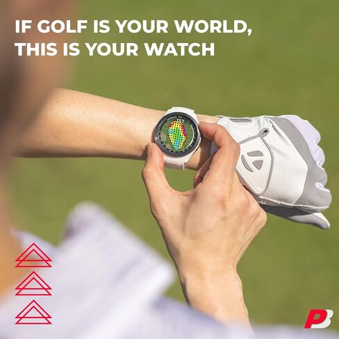 Garmin Approach S70 (Black, 47mm) Golf GPS Smartwatch PlayBetter Bundle | 1.4" AMOLED Touchscreen, 43K+ Courses, Virtual Caddie, Shot Tracking | Includes 5000mAH Portable Charger & Screen Protectors in Saudi Arabia