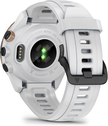 Garmin Approach S70 (Black, 47mm) Golf GPS Smartwatch PlayBetter Bundle | 1.4" AMOLED Touchscreen, 43K+ Courses, Virtual Caddie, Shot Tracking | Includes 5000mAH Portable Charger & Screen Protectors in Saudi Arabia