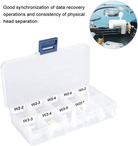 ASHATA 1 Set Hard Drive Repair Head Replacement Tool Kit White Hard Drive Combs Hard Disk Magnetic Head Data Recovery HDD Repairing Tool in Saudi Arabia