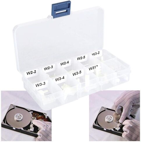 ASHATA 1 Set Hard Drive Repair Head Replacement Tool Kit White Hard Drive Combs Hard Disk Magnetic Head Data Recovery HDD Repairing Tool in Saudi Arabia