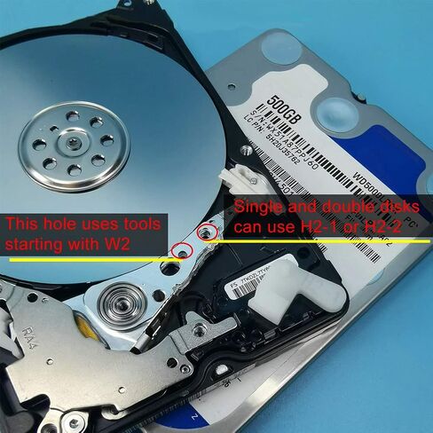 ASHATA 1 Set Hard Drive Repair Head Replacement Tool Kit White Hard Drive Combs Hard Disk Magnetic Head Data Recovery HDD Repairing Tool in Saudi Arabia