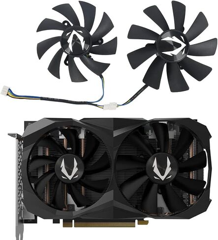 inRobert Video Card Fan Replacement Cooler for Zotac Gaming RTX 2060 Graphics Card ZT-T20600K-10M (Fan-A) in Kuwait
