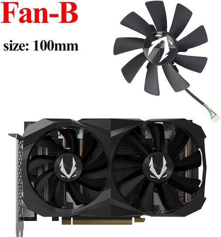 inRobert Video Card Fan Replacement Cooler for Zotac Gaming RTX 2060 Graphics Card ZT-T20600K-10M (Fan-A) in Kuwait