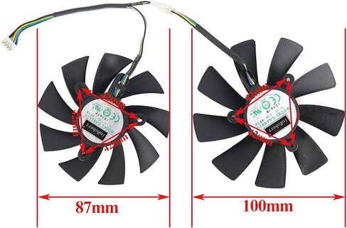 inRobert Video Card Fan Replacement Cooler for Zotac Gaming RTX 2060 Graphics Card ZT-T20600K-10M (Fan-A) in Kuwait