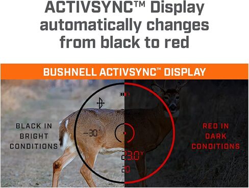 Bushnell Fusion X 10x42mm Rangefinder Binoculars, Hunting Binoculars with Built-in Rangefinder, Angle Range and Bullet Drop Compensation Modes in Saudi Arabia