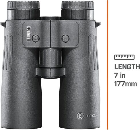 Bushnell Fusion X 10x42mm Rangefinder Binoculars, Hunting Binoculars with Built-in Rangefinder, Angle Range and Bullet Drop Compensation Modes in Saudi Arabia