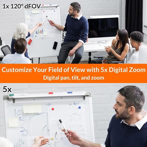 Innex C831 180° Panoramic 4K Wide Angle Webcam with Microphone, AI Facial Tracking for Windows, Mac, Easy Setup Conference Room Camera with Flexible View Angle for Meeting Room, Huddle Space | AI Facial Tracking, Easy Setup, Flexible View Angle, Conferenc in Saudi Arabia