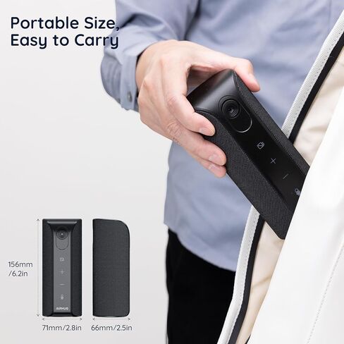 AIRHUG Webcam with Conference Speaker and Microphone,1080p Video Conference Camera, All-in-one Camera with 4 Microphones in Kuwait