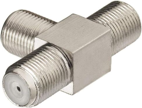wlaniot F Type Splitter 3 Way Connector F Male to Dual F Female Coaxial Connector Adapter for TV Video VCR Antenna TV Cable Satellite Tuner Antenna 2pcs in Saudi Arabia