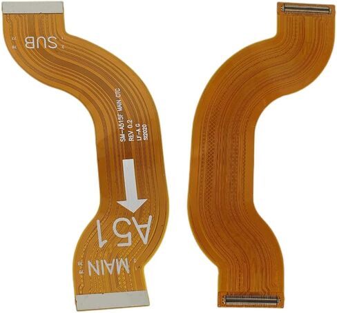 كيبل مرن بديل للوحة الام من كومسونما لجوال سامسونج جالكسي A51 اصدار 2019 SM-A515U SM-A515F A515W A515X 4G/LTE، وحدة كيبل مرنة تتضمن ادوات in Kuwait