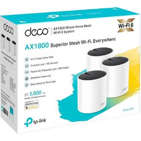 TP-Link Deco X25 AX1800 Whole-Home Mesh Wi-Fi 6 System, 2 Ports, 2.4 GHz/5 GHz in Saudi Arabia