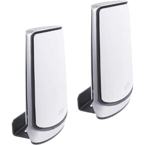 دعامة تثبيت على الحائط لنظام NETGEAR Orbi Tri-Band Mesh WiFi 6 System RBS850، RBK852، RBK853، RBS750، RBS751، RBK752، RBK753، AX4200، AX5700، AX6000، حامل جداري لجهاز التوجيه NETGEAR Orbi WiFi 6 Router-2PACK in Saudi Arabia