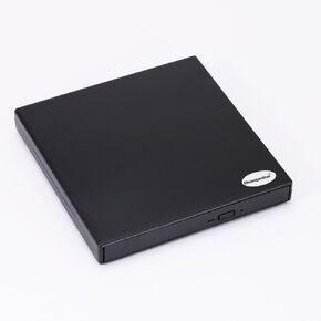 محرك أقراص DVD خارجي، محرك أقراص مضغوطة خارجي Chuanganzhuo USB 2.0 نحيف محمول ومشغل DVD-ROM للكمبيوتر المحمول والكمبيوتر المكتبي لأجهزة Mac Windows 2000/XP/Vista/7/8/10 وحقيبة حقيبة مقاومة للغبار، أسود in Kuwait