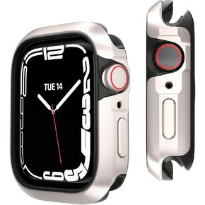 MAGEASY Aircraft-Grade Aluminum Rugged Case for Apple Watch Ultra 3, Ultra 2, Apple Watch Ultra 49mm | 2 in 1 Metal Hard Shell with Shockproof Inner Bumper for Max Protection, Odyssey - Midnight Black in Kuwait