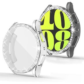 [12Pack] RICHONE Bling Case Compatible with Samsung Galaxy Watch 7 40mm Screen Protector, HD Full Protection Flexible TPU Watch Bumper Cover Anti Scratch Samsung Watch 7 Accessory (SM-L300 · 40MM) in Kuwait