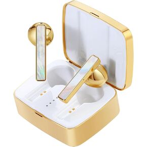 ELLA'S EARS Jewelry Style Wireless Ear Buds for Girls Waterproof and Sweatproof Bluetooth Earbuds Effortless Setup Hi-Res Sound Earphones Touch Control Noise-Canceling Headphones in Kuwait