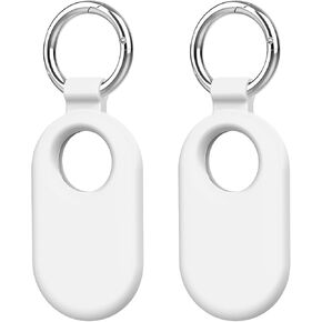 حامل تعقب العلامات من Maecker متوافق مع حافظة Samsung Galaxy SmartTag2 وسلسلة مفاتيح وحلقة ملحقات مكتشف العناصر حزمة من 2 - بني in Kuwait