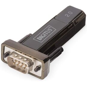 Digitus USB to Serial Adapter - RS232 Converter - USB 2.0 Type-C to DSUB 9M - FTDI FT232RL Chipset - 1 m Connection Cable in Saudi Arabia