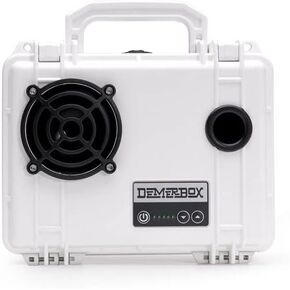 DemerBox DB1: Waterproof, Portable, and Rugged Outdoor Bluetooth Speakers. Loud Sound, 40+ hr Battery Life, Dry Box + USB Charging (Uyuni White) in Kuwait