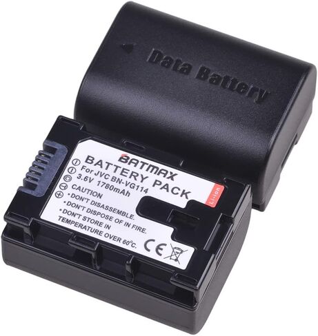 بطارية Batmax 1780 مللي أمبير BN-VG114 لبطاريات كاميرا الفيديو JVC BN-VG107U، BN-VG108U، BN-VG114U، BN-VG121U، BN-VG138U in Saudi Arabia
