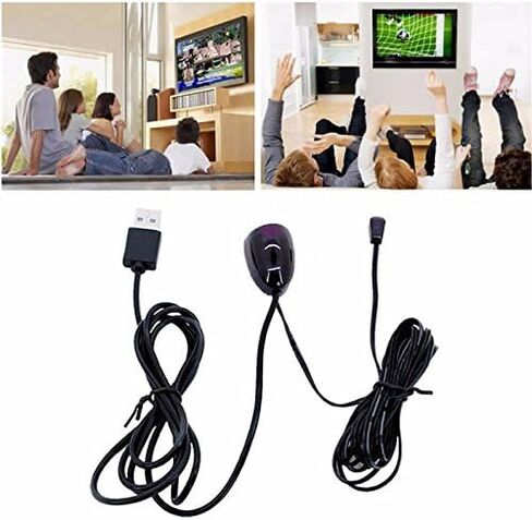HOUSON USB Powered IR Repeater Cable, All in One Infrared Remote Control Extender with Signal Receiver Emitter Single Transmitter Wire Cord System Kit in Saudi Arabia