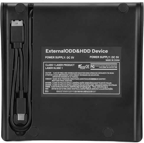 محرك أقراص DVD خارجي من GOWENIC، نوع A Type C USB3.0 USB2.0 5 جيجابت في الثانية، حاوية محرك الأقراص الضوئية للكمبيوتر المحمول، محرك أقراص CD/DVD خارجي لمحرك أقراص SATA DVD RW مقاس 12.7 مم 9.5 مم in Kuwait