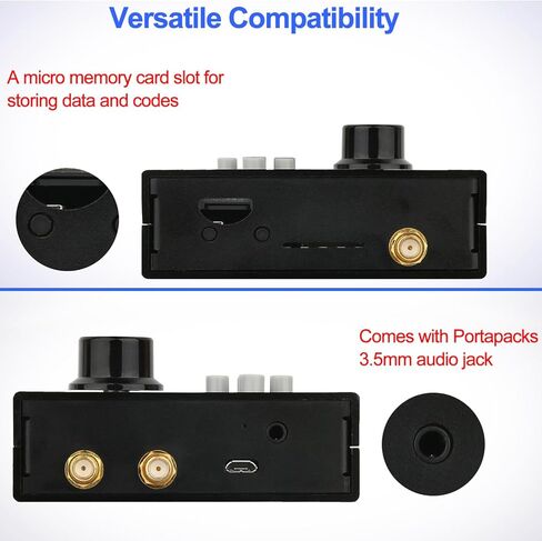 Portapack H2, 3.2in TFT Screen Professional Radios Transceiver 1MHz-6GHz, Capture Replay for Communication SDR Radio, 3.5mm Audio Jack USB Charge,Built-in Speaker in Kuwait