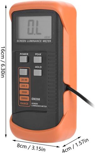 Screen Luminance Meter, SM208 Screen Brightness Meter Portable Luminance Meter with Mini Light Detector 0.01-39990 Cdm in Saudi Arabia