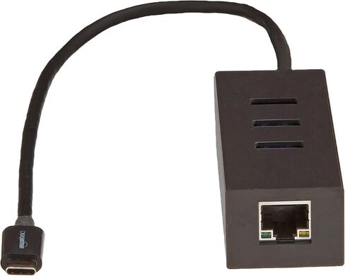 Amazon Basics USB 3.1 Type-C إلى 3 منافذ USB Hub مع محول إيثرنت - أسود، 5 عبوات in Saudi Arabia