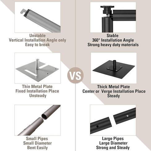 Lonseng خلفية حامل للخدمة الشاقة، طقم حامل خلفية للأنابيب والستارة، حامل خلفية زفاف بطول 10 أقدام × 10 أقدام، حامل خلفية قابل للتعديل، حامل خلفية خلفية لحفلات الزفاف كشك الصور in Kuwait