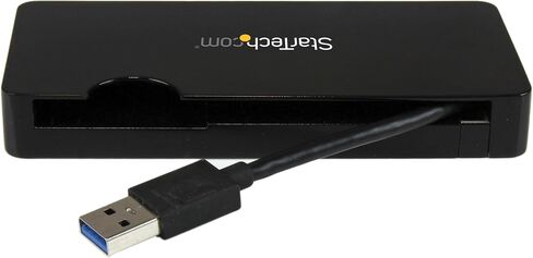 StarTech.com USB 3.0 إلى DVI محول مع منفذ USB واحد - 1920x1200 - بطاقة فيديو ورسومات خارجية - محول شاشة مزدوجة - يدعم ويندوز (USB32DVIEH) in Kuwait