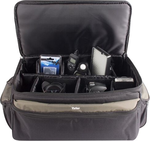 Vivitar VIV-RGC-12 Deluxe Pro Camera Carrying متين , X-Large (Black) in Kuwait