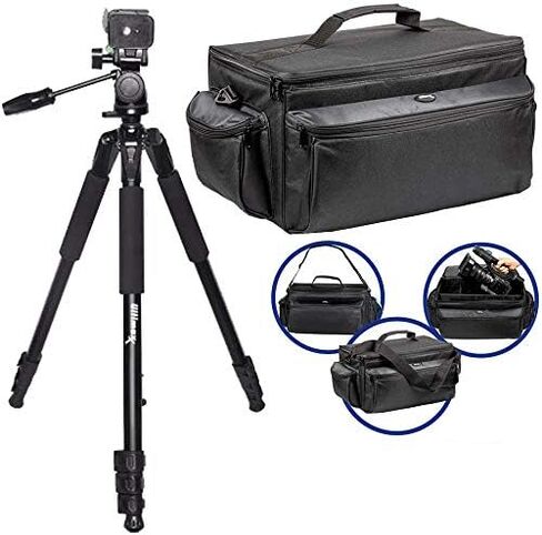 Ultimaxx’s Extra Large, Water-Resistant Professional Gadget Bag Compatible with Camcorders and Accessories for Sony NEX-FS-100, FS-100U, FS-700, FS700UK, FS700R, EA50UH Camcorders, and More in Saudi Arabia