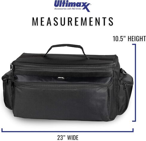 Ultimaxx’s Extra Large, Water-Resistant Professional Gadget Bag Compatible with Camcorders and Accessories for Sony NEX-FS-100, FS-100U, FS-700, FS700UK, FS700R, EA50UH Camcorders, and More in Saudi Arabia