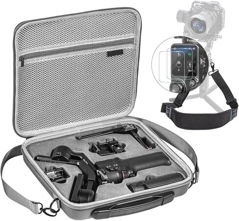 سابفوتو مجموعة ملحقات حافظة دي جيه اي ار اس 3 ميني من دي جيه اي، شنطة سفر دي جيه اي ار اس 3، حزام رقبة قابل للتعديل، واقيات شاشة لمجموعة ملحقات دي جيه اي ار اس 3 ميني 3 في 1 in Kuwait