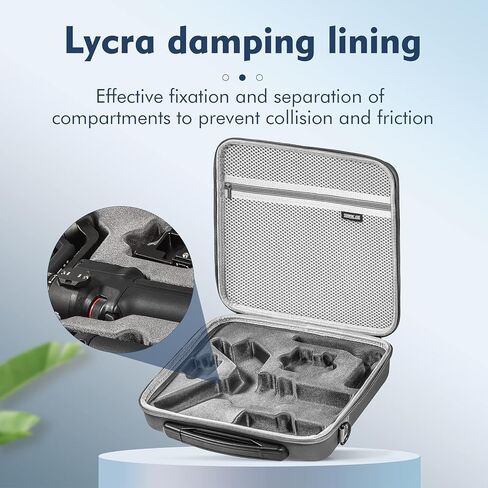 سابفوتو مجموعة ملحقات حافظة دي جيه اي ار اس 3 ميني من دي جيه اي، شنطة سفر دي جيه اي ار اس 3، حزام رقبة قابل للتعديل، واقيات شاشة لمجموعة ملحقات دي جيه اي ار اس 3 ميني 3 في 1 in Kuwait