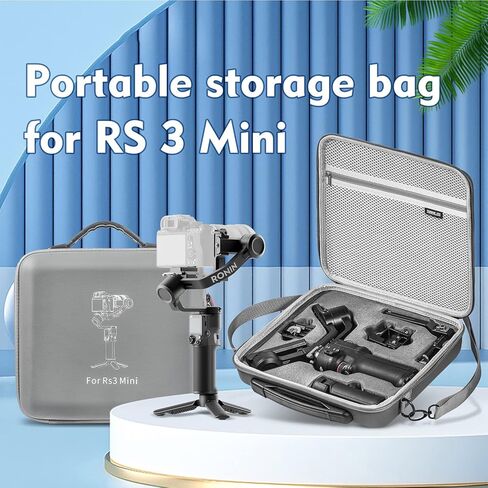 سابفوتو مجموعة ملحقات حافظة دي جيه اي ار اس 3 ميني من دي جيه اي، شنطة سفر دي جيه اي ار اس 3، حزام رقبة قابل للتعديل، واقيات شاشة لمجموعة ملحقات دي جيه اي ار اس 3 ميني 3 في 1 in Kuwait