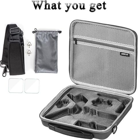 سابفوتو مجموعة ملحقات حافظة دي جيه اي ار اس 3 ميني من دي جيه اي، شنطة سفر دي جيه اي ار اس 3، حزام رقبة قابل للتعديل، واقيات شاشة لمجموعة ملحقات دي جيه اي ار اس 3 ميني 3 في 1 in Kuwait