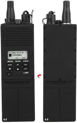 Tbest Dummy 2 Way Radio case Cosplay Prop Tactics Faux walkie Talkie Durable Plastic Dummy Radio Walkie Prop Walkie Prop Military Radio Prop in Saudi Arabia