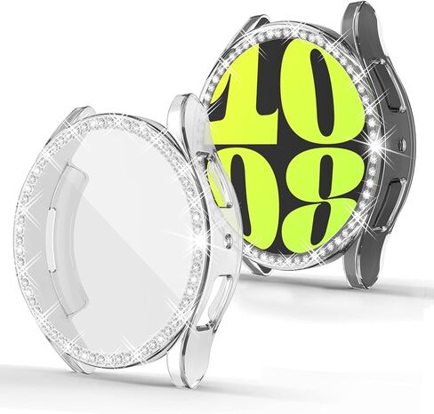 [12Pack] RICHONE Bling Case Compatible with Samsung Galaxy Watch 7 40mm Screen Protector, HD Full Protection Flexible TPU Watch Bumper Cover Anti Scratch Samsung Watch 7 Accessory (SM-L300 · 40MM) in Kuwait