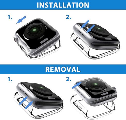 LϟK 8 Pack for Apple Watch Series 10 Screen Protector 46mm- Self-Healing TPU Screen Protector, Anti Scratch 0 Bubble, HD Touch Sensitive, Upgrade Flexible Film for iWatch S10 46mm in Saudi Arabia