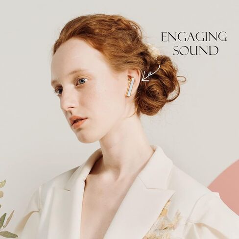 ELLA'S EARS Jewelry Style Wireless Ear Buds for Girls Waterproof and Sweatproof Bluetooth Earbuds Effortless Setup Hi-Res Sound Earphones Touch Control Noise-Canceling Headphones in Kuwait