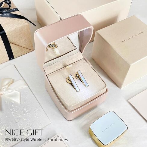 ELLA'S EARS Jewelry Style Wireless Ear Buds for Girls Waterproof and Sweatproof Bluetooth Earbuds Effortless Setup Hi-Res Sound Earphones Touch Control Noise-Canceling Headphones in Kuwait