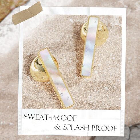 ELLA'S EARS Jewelry Style Wireless Ear Buds for Girls Waterproof and Sweatproof Bluetooth Earbuds Effortless Setup Hi-Res Sound Earphones Touch Control Noise-Canceling Headphones in Kuwait