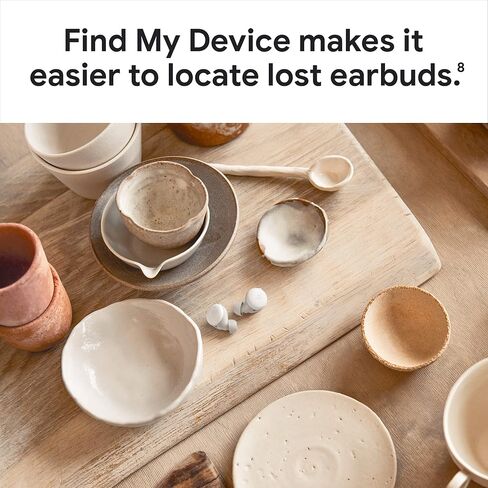Google Pixel Buds A-Series - سماعات أذن لاسلكية - سماعات رأس مزودة بتقنية البلوتوث - متوافقة مع Android - أبيض واضح in Saudi Arabia