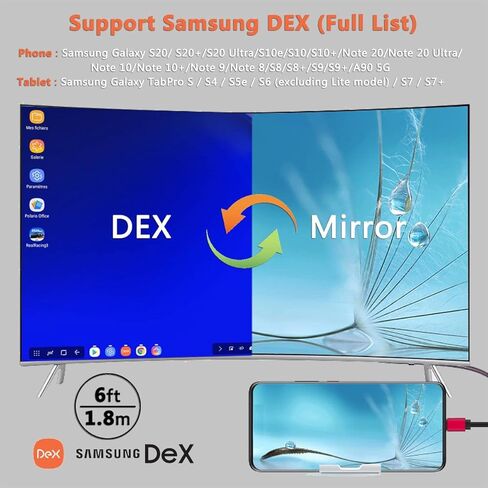 محول HDMI كابل USB من النوع C MHL 4K HD محول شحن سلك لـ iMac MacBook Samsung Laptop Galaxy S20 S10 S9 S8 Note 20 10 LG G8 G5 Q5 Android Phone لمراقبة جهاز العرض التلفزيوني (رمادي) in Kuwait